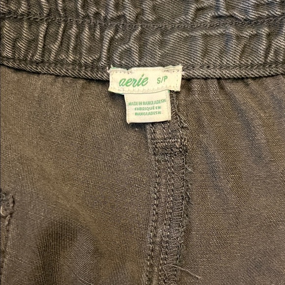 Aerie Charcoal Jean Shorts size S - Picture 3 of 6